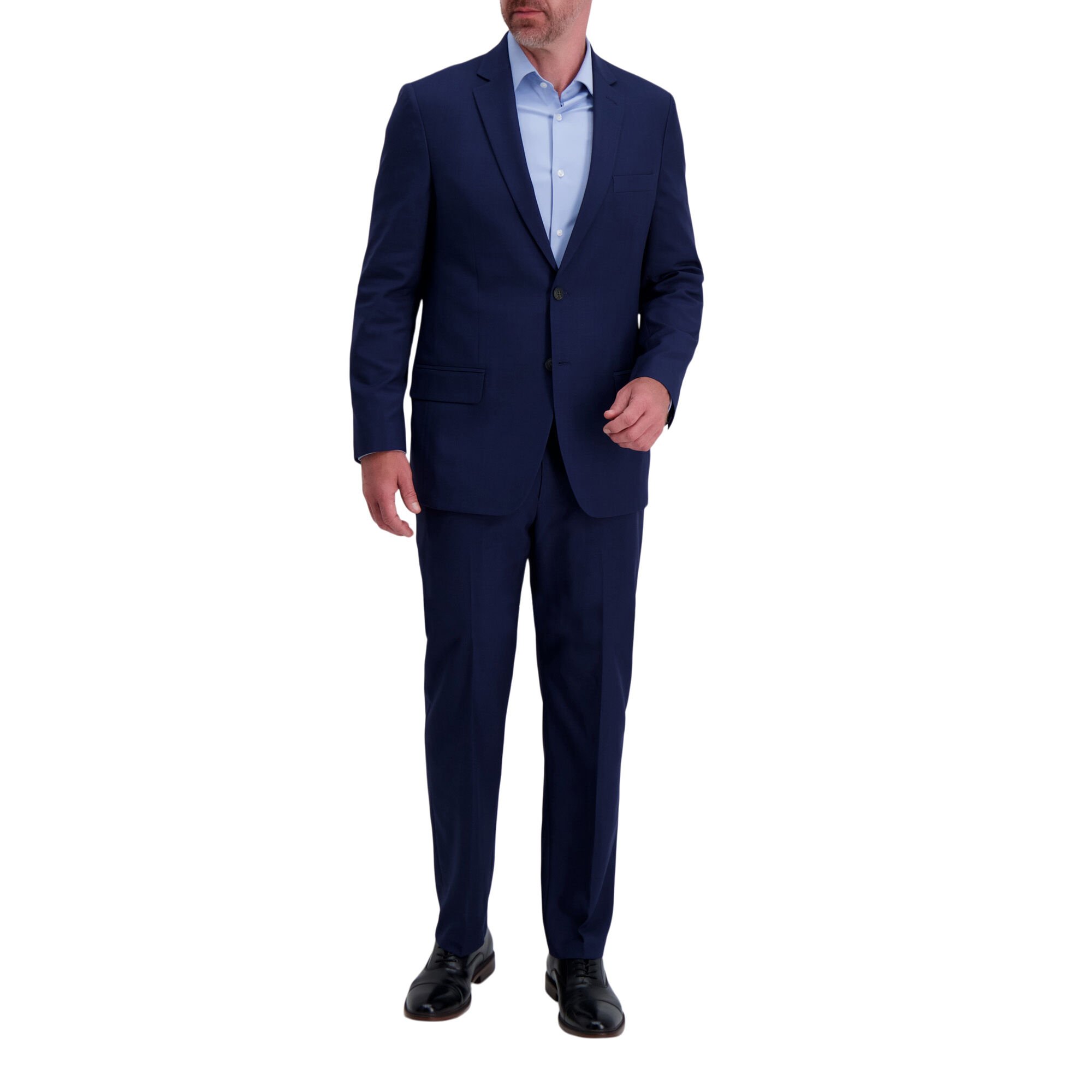 Haggar Smart Wash Repreve Suit Separate Jacket Midnight (HZ01000 Clothing Suits) photo