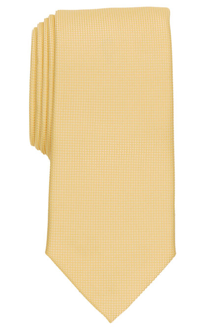 Oxford Solid Tie, Yellow view# 1