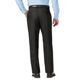 J.M. Haggar Dress Pant - Sharkskin, Chocolate view# 3