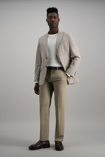 Wrinkle Free Performance Khaki Pant, Khaki view# 3