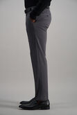 Wrinkle Free Performance Khaki Pant, Dark Grey view# 5