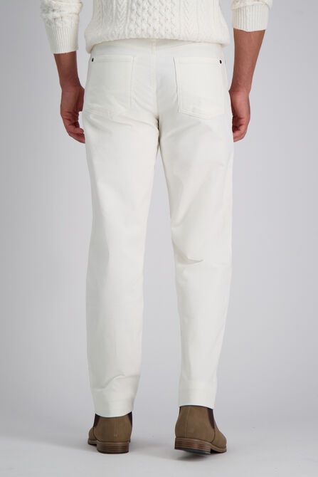 Stretch 5-Pocket Corduroy, Winter White view# 3