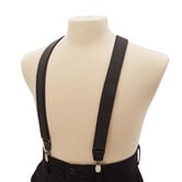 Solid Y-Back Adjustable Clip Suspender, Bean view# 4