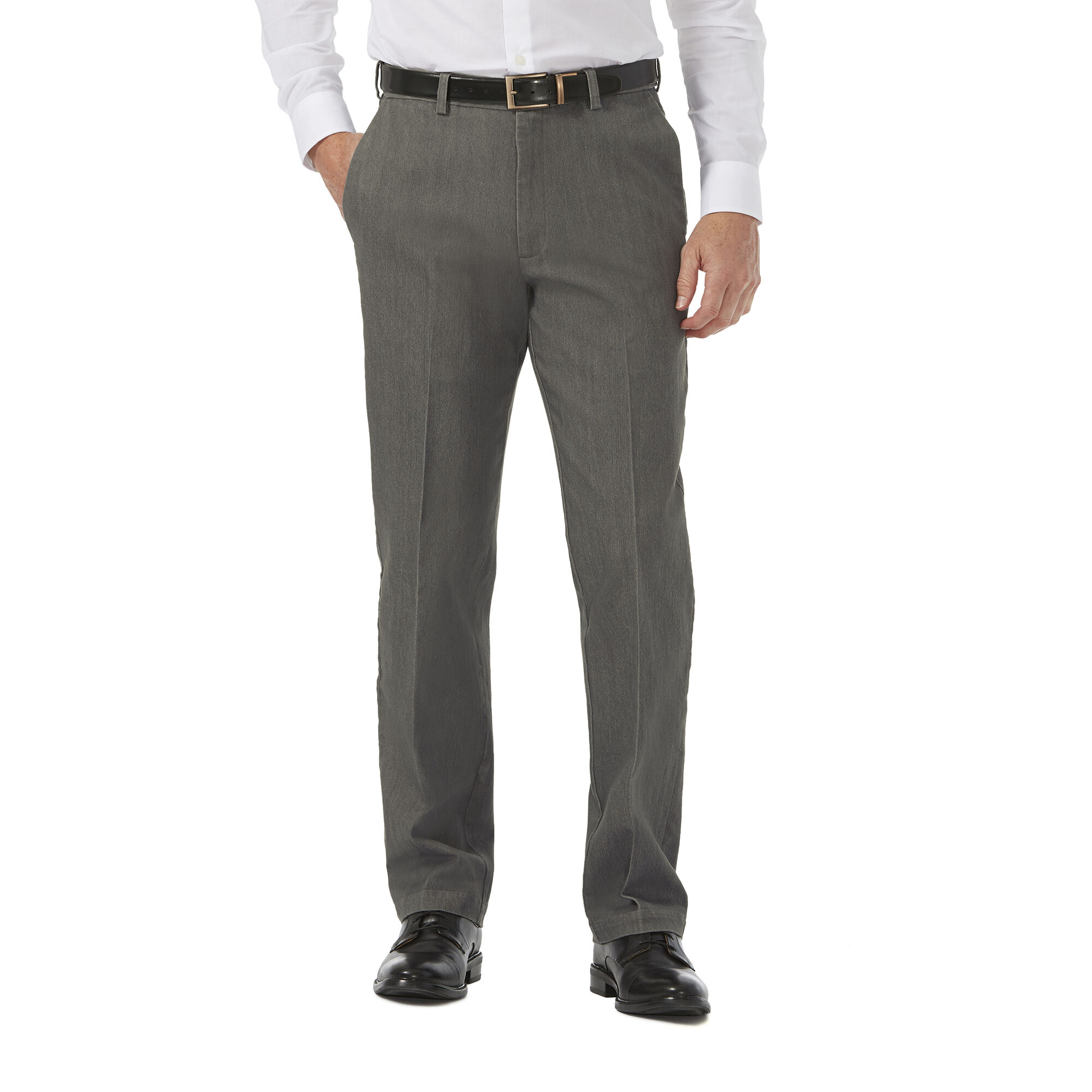 Haggar Stretch Colored Denim Dark Grey (HC00228 Clothing Pants) photo