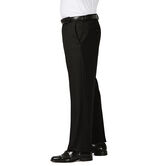 Big &amp; Tall J.M. Haggar Dress Pant - Sharkskin, Black view# 2