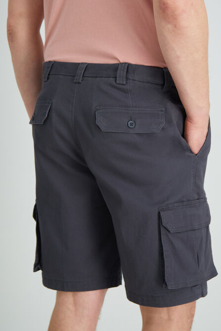 Stretch Cargo Short with Tech Pocket, Graphite view# 5