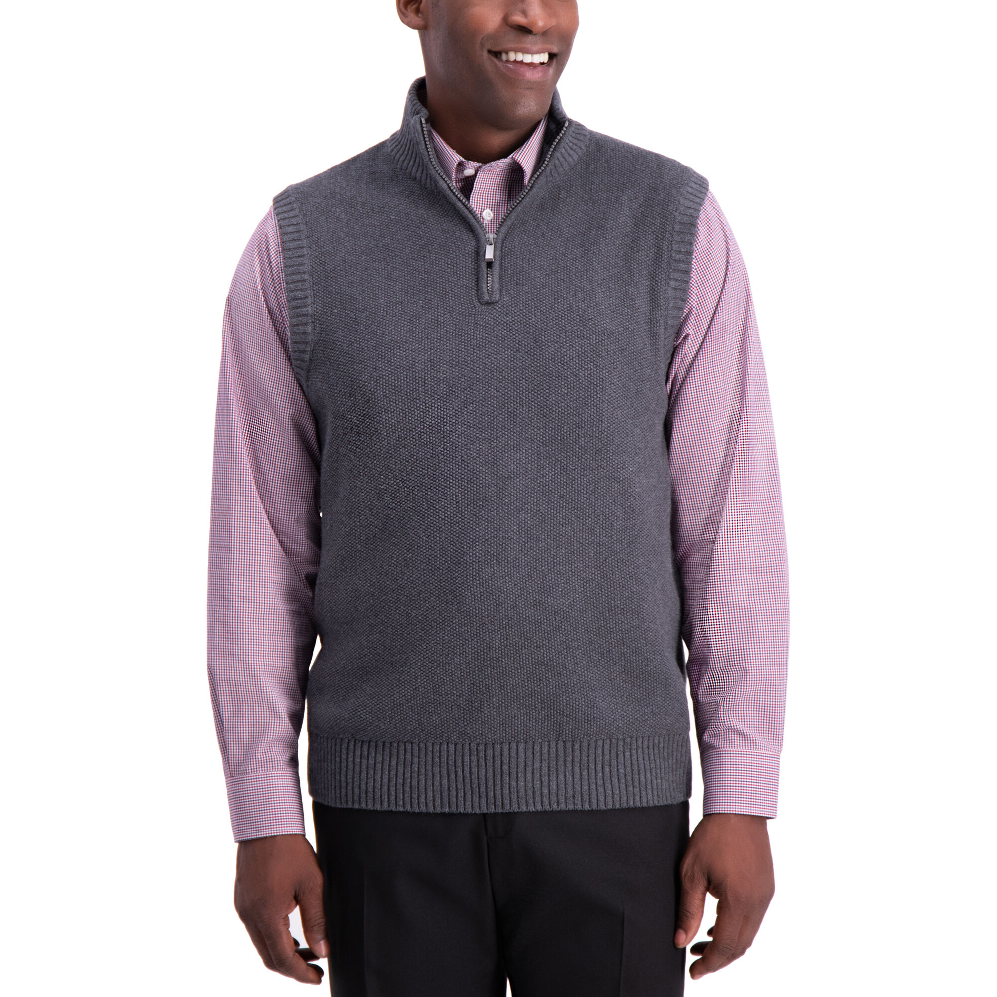 Half zip 2025 sweater vest