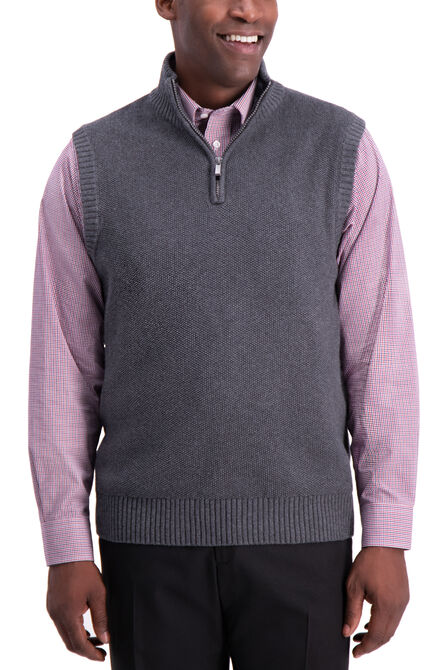 1/4 Zip Sweater Vest,  view# 1