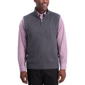 1/4 Zip Sweater Vest, Iron Htr view# 1