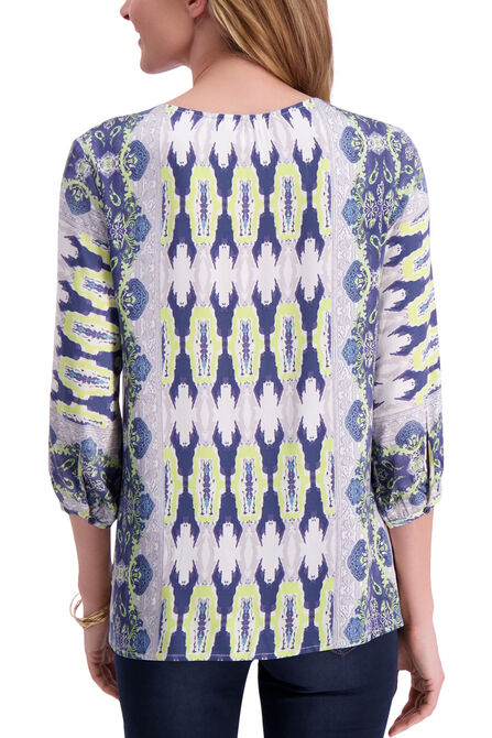 3/4 Sleeve Printed Blouse,  view# 2