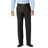 J.M. Haggar Dress Pant - Sharkskin, Chocolate view# 1