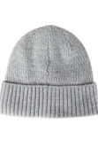 Heathered Micro Cable Crown Beanie, Graphite view# 3