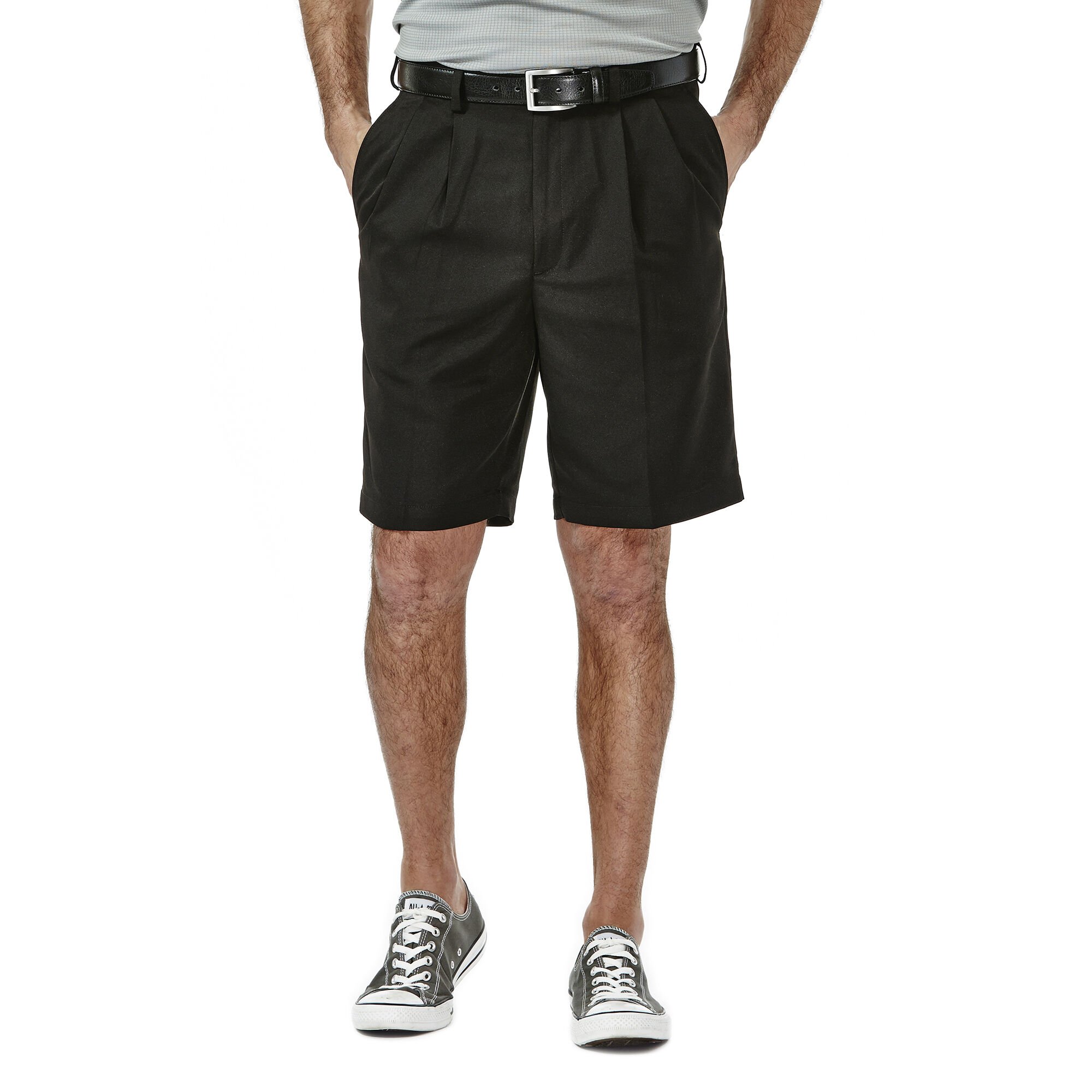 Haggar Cool 18 Shorts Black (41154529487 Clothing) photo