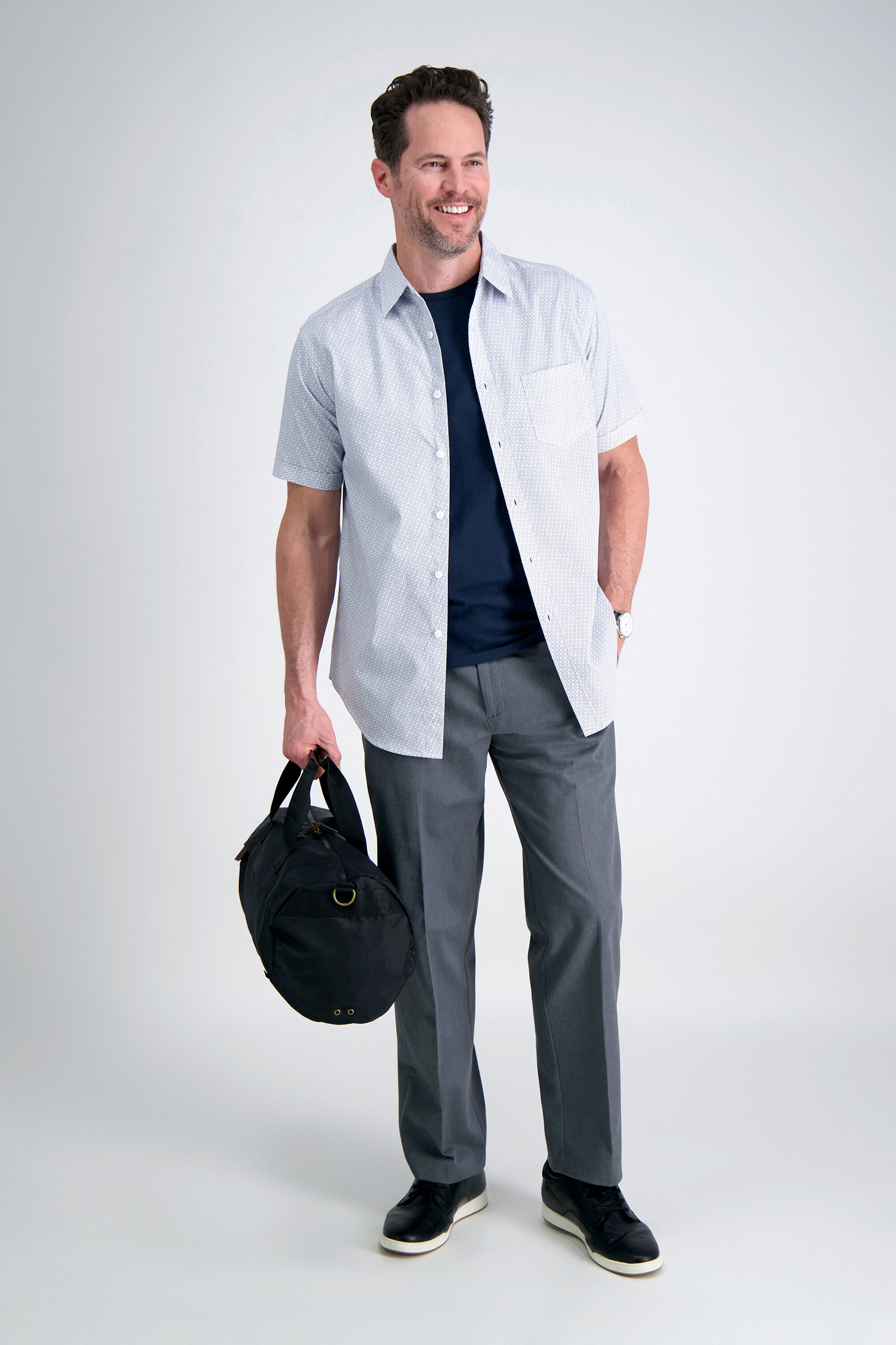 Haggar no iron khaki new arrivals