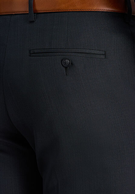 Premium Comfort Tonal Grid Dress Pant, Black