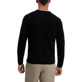 Textured Diamond V-Neck Sweater,  view# 2