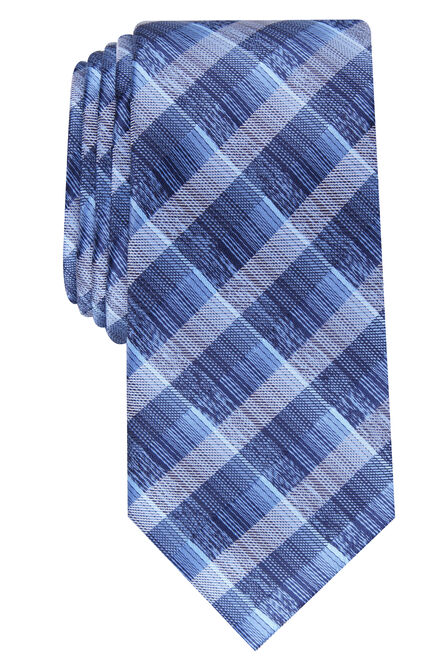 Farmers Plaid Tie, Navy view# 1