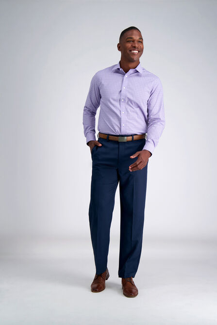 Premium Comfort Dress Shirt - Lilac, Light Purple view# 4