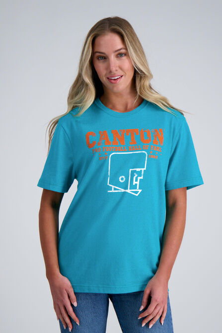 Pro Football Hall of Fame X Haggar - Canton Graphic Tee,  Aqua Splash #470 view# 2