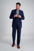 J.M. Haggar 4-Way Stretch Suit Jacket, Blue, hi-res