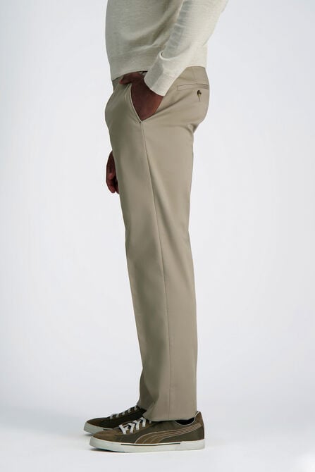 Wrinkle Free Performance Khaki Pant, Khaki view# 3