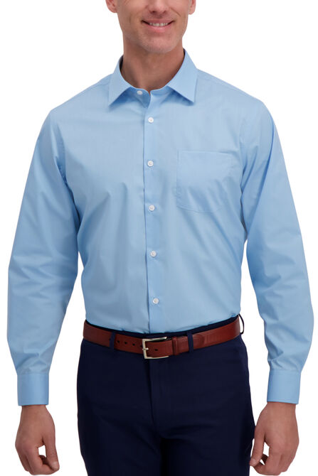 Aqua Premium Comfort Dress Shirt, Turquoise view# 1