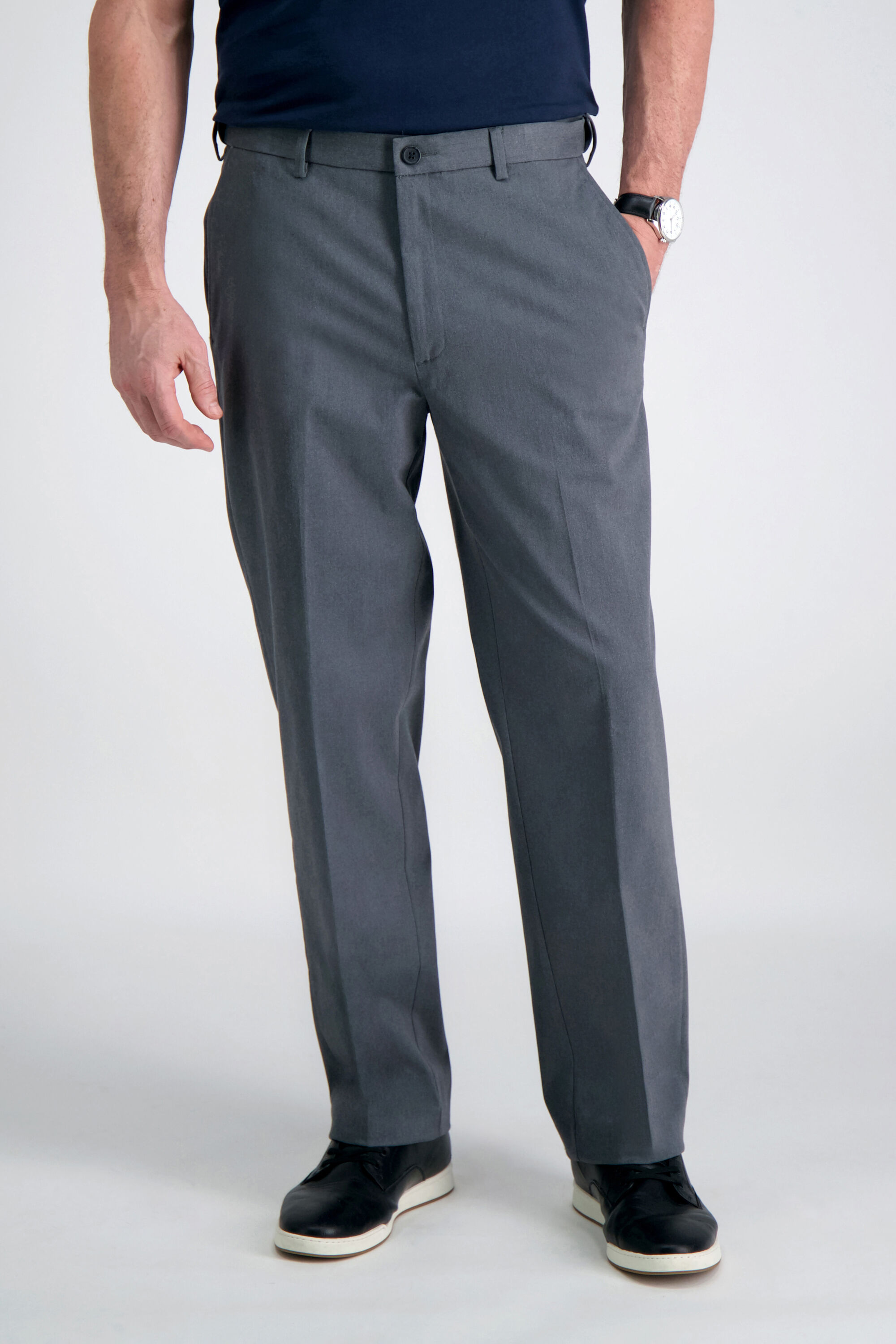 Premium No Iron Khaki Heather