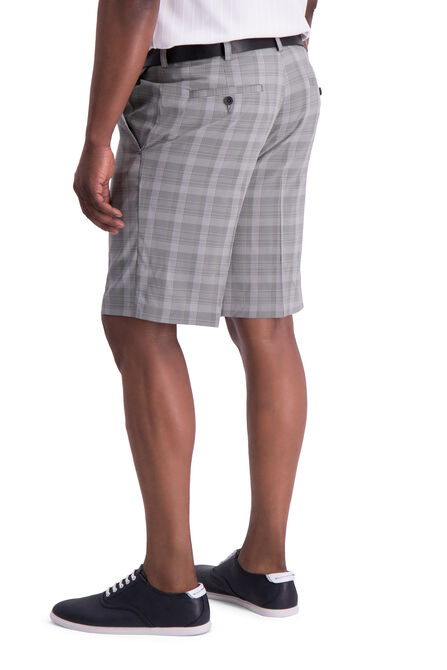 Cool 18&reg; Pro Pinstripe Plaid Short, Light Grey view# 2