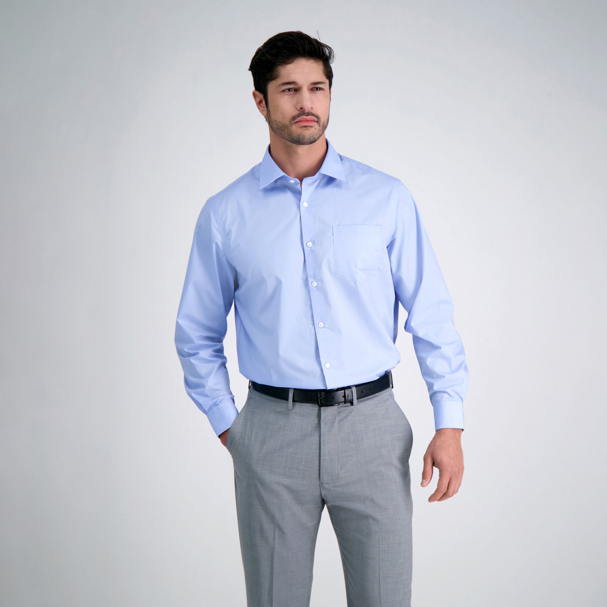 Blue top light shirt