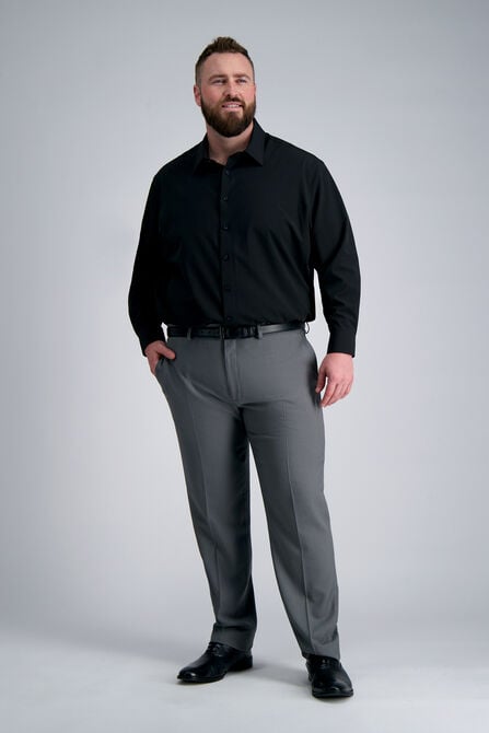 Smart Wash&reg; Big Dress Shirt - Black,  view# 3
