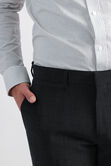 J.M. Haggar Wool Windowpane Suit Pant , Black / Charcoal view# 5