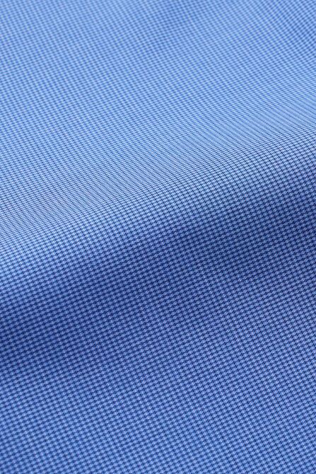Premium Comfort Dress Shirt - Blue Dobby, Cobalt view# 6