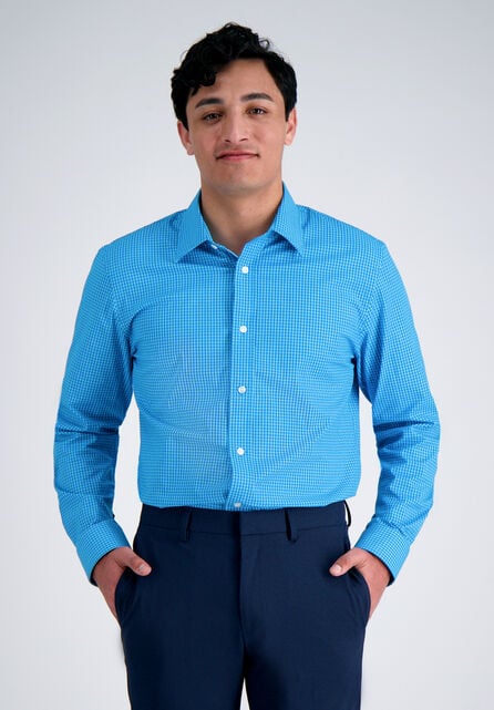 Premium Comfort Dress Shirt - Aqua, Turquoise / Aqua