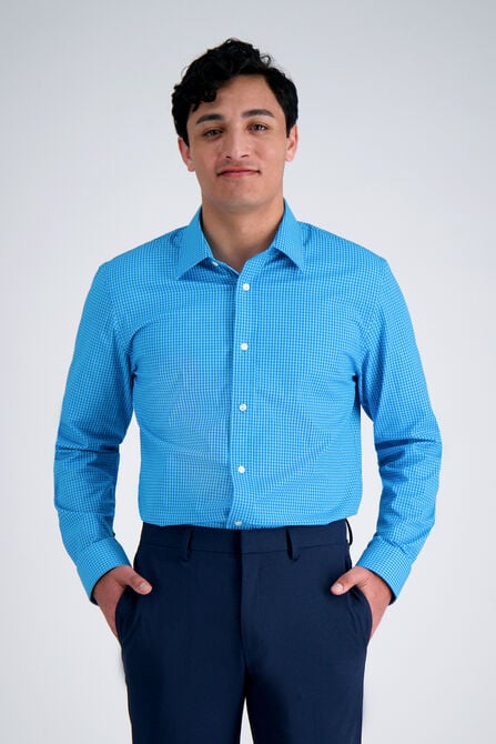 Premium Comfort Dress Shirt - Aqua, Turquoise / Aqua view# 1