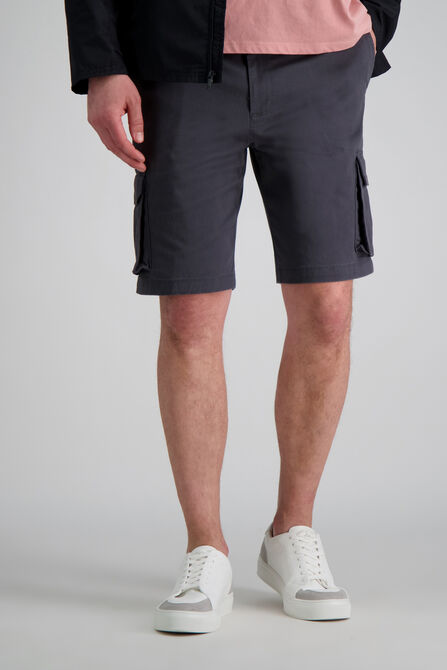 Stretch Cargo Short with Tech Pocket, Graphite view# 2