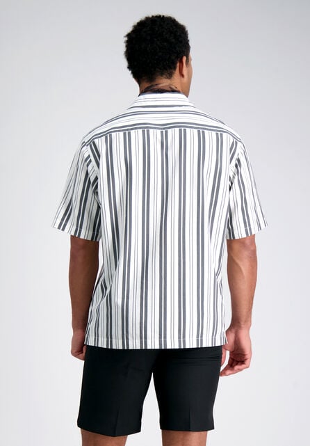 Short Sleeve Camp Shirt, Charcoal