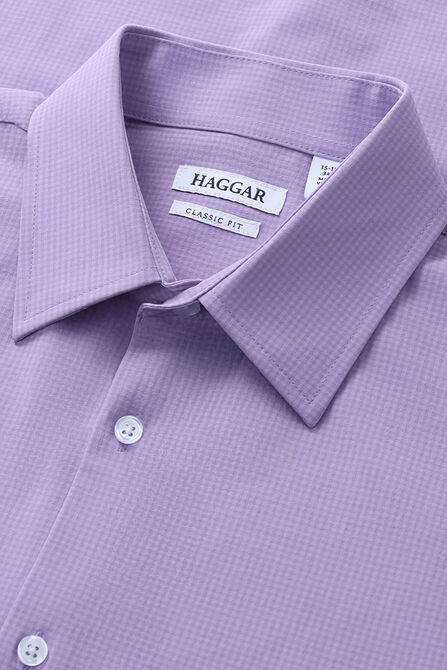 Smart Wash&reg; Dress Shirt - Lilac,  view# 4