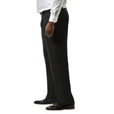 Big &amp; Tall J.M. Haggar Premium Stretch Suit Pant - Pleated Front, Black view# 2