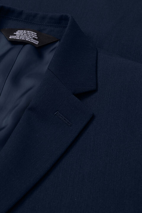 J.M. Haggar Micro Herringbone Suit Jacket, Navy view# 3