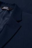 J.M. Haggar Micro Herringbone Suit Jacket, Navy view# 3
