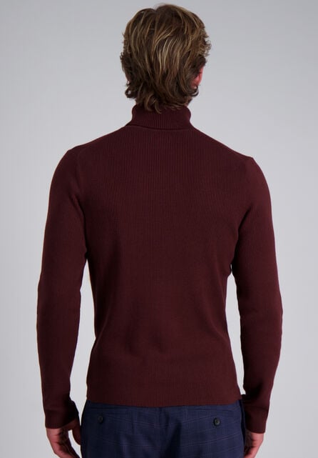 Long Sleeve Turtleneck Sweater, Sangria
