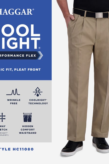 Cool Right&reg; Performance Flex Pant, Brown Heather view# 5