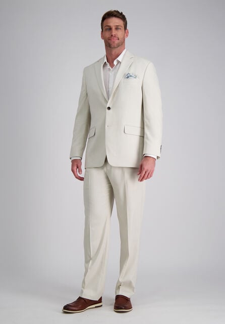 J.M. Haggar Premium Stretch Suit Jacket, Natural