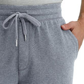 Textured Fleece Lounge Short , Light Grey view# 4