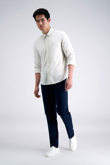 Iron Free Premium Solid 5-Pocket Pant, Dark Navy view# 1