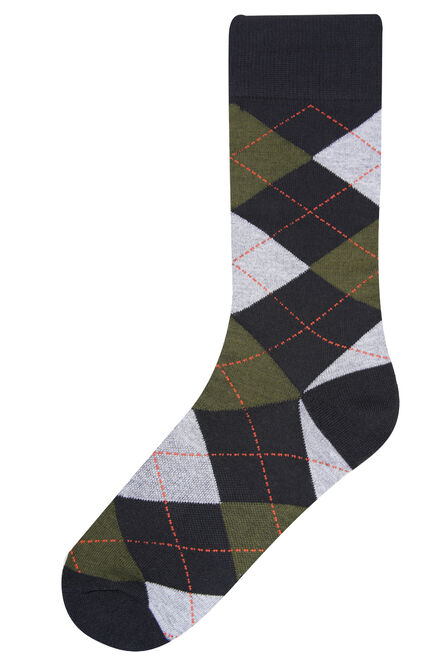 Argyle Socks, Black view# 1