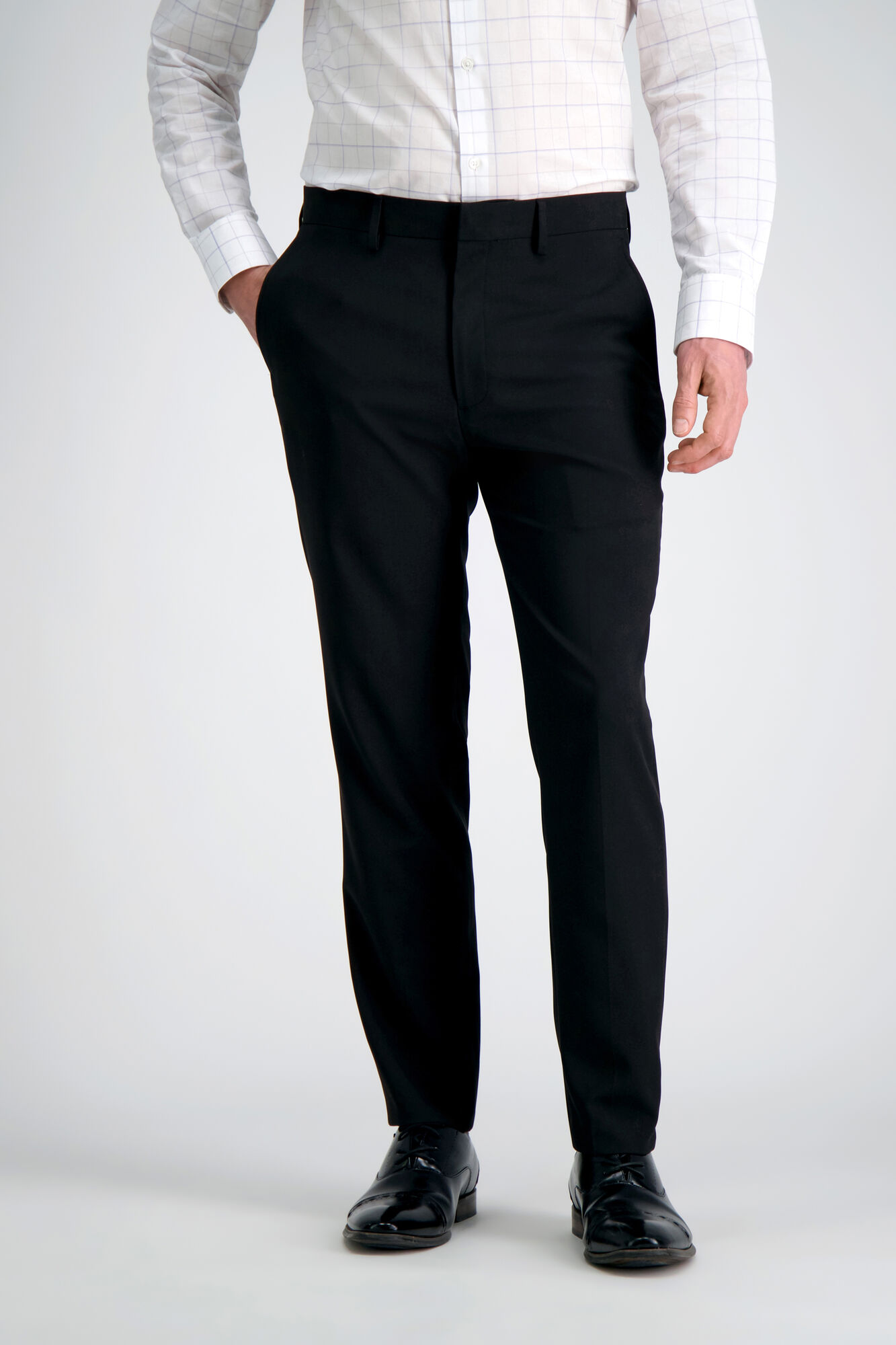Haggar Smart Wash Repreve Suit Separate Pant Black (HY80972 Clothing Pants) photo