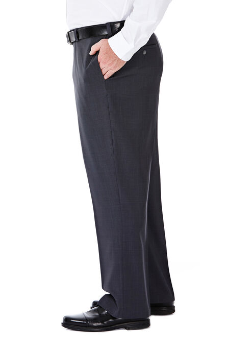 Big &amp; Tall E-CLO&trade; Stria Dress Pant, Dark Green view# 5