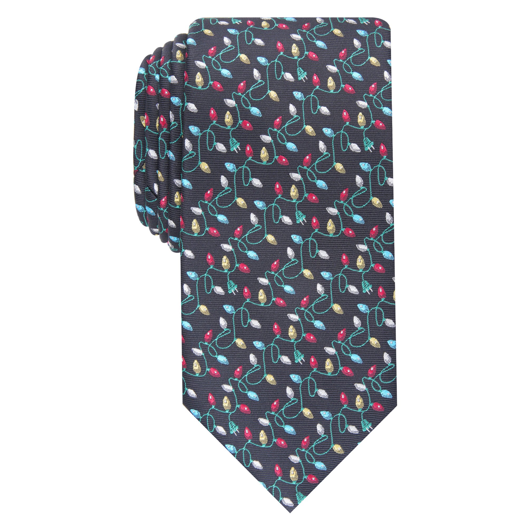 Haggar Christmas Lights Tie Black (2RC9-8006) photo