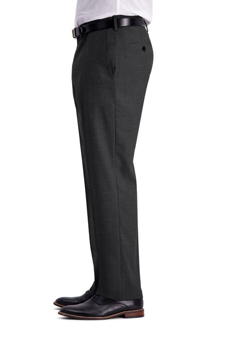 J.M. Haggar Texture Weave Suit Pant, Charcoal Htr view# 2